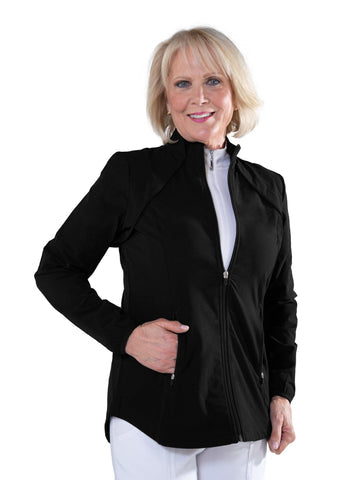 Jofit Wind Jacket with Removeable Sleeves Black Peanuts and Golf