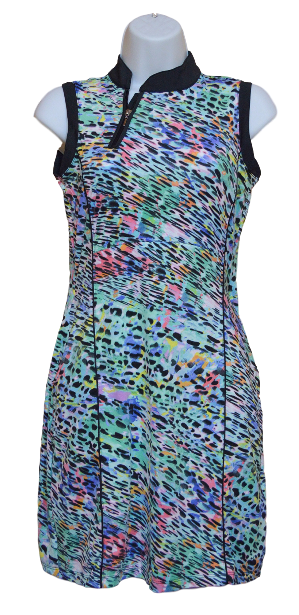 Jackie O Look - EP Pro Leopard Print Golf & Tennis Dress