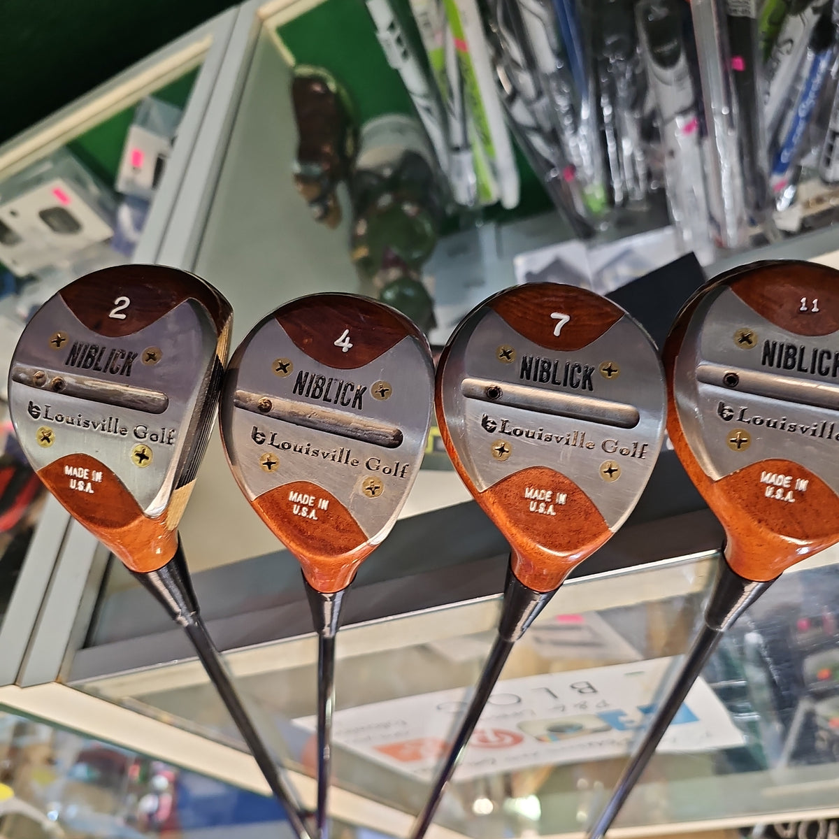 Niblick Golf wood set- 4 club set by Louisville Golf Clubs/ matching ...