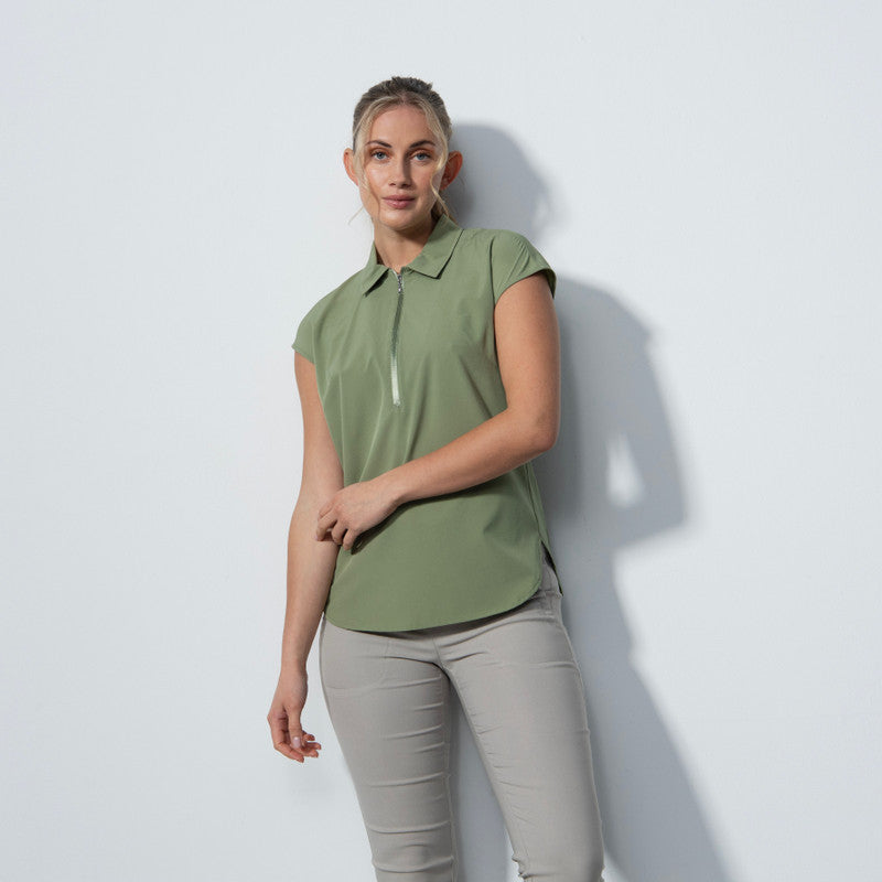 Daily Sport Sleeveless  Polo Shirt Acerra Khaki Green Polo Shirt