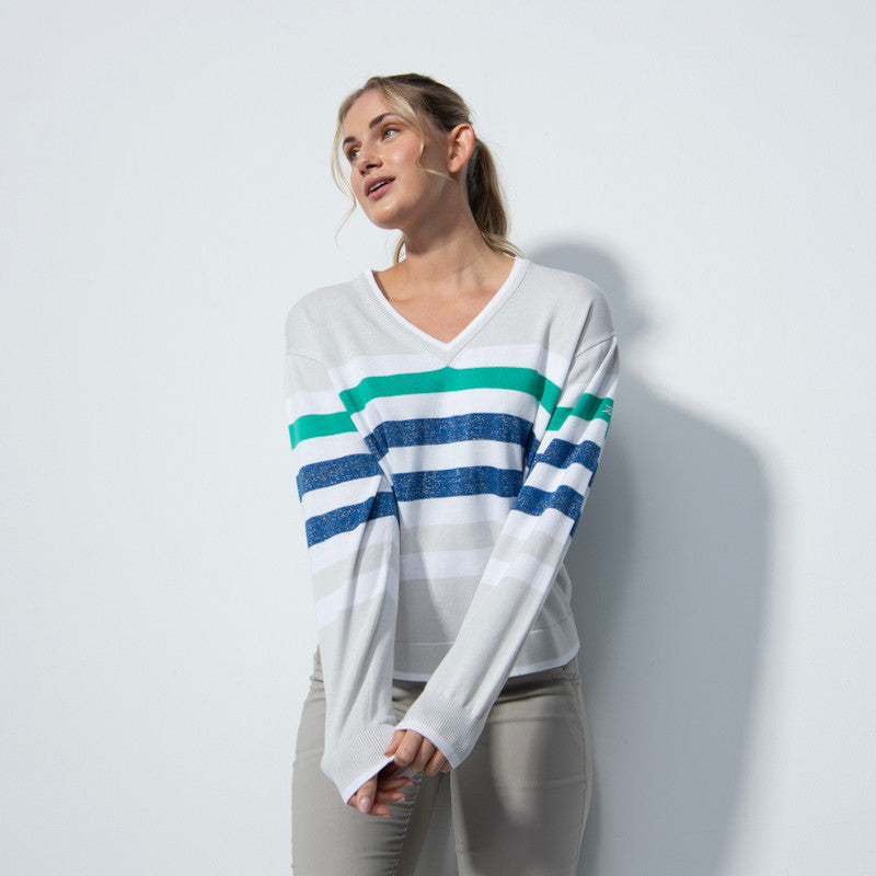 Daily Sport Iwaki Striped Knit  Sweater