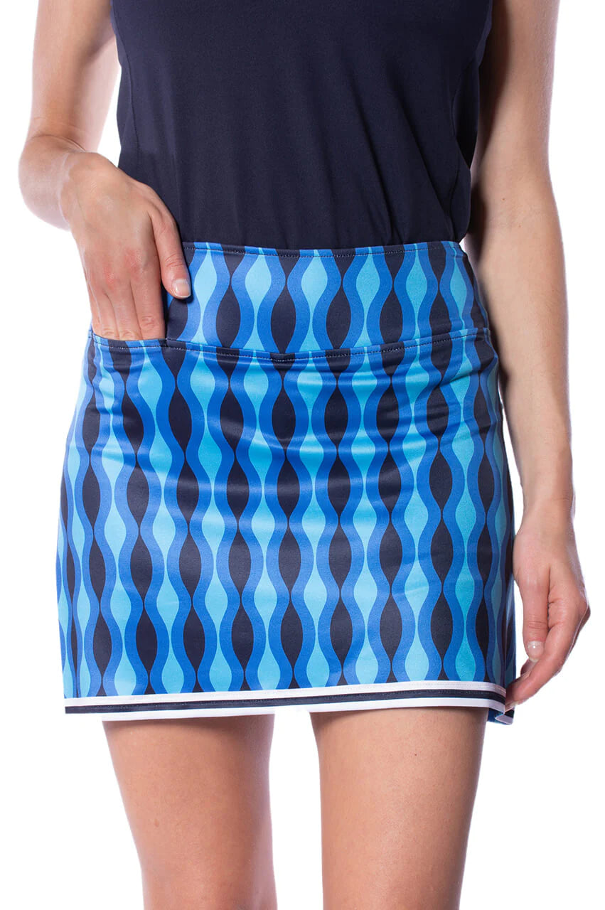 Golftini  A-Line Pull On Skort NO BOUNDARIES  16.5"