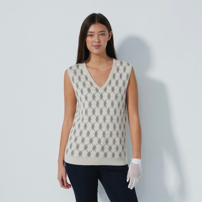 Daily Sports-Chroma Argyle V-Neck Vest 1000477