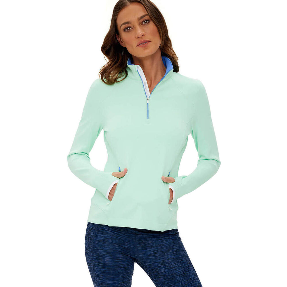 Zero Restriction Sofia Long Sleeve Pullover -  Daiquiri