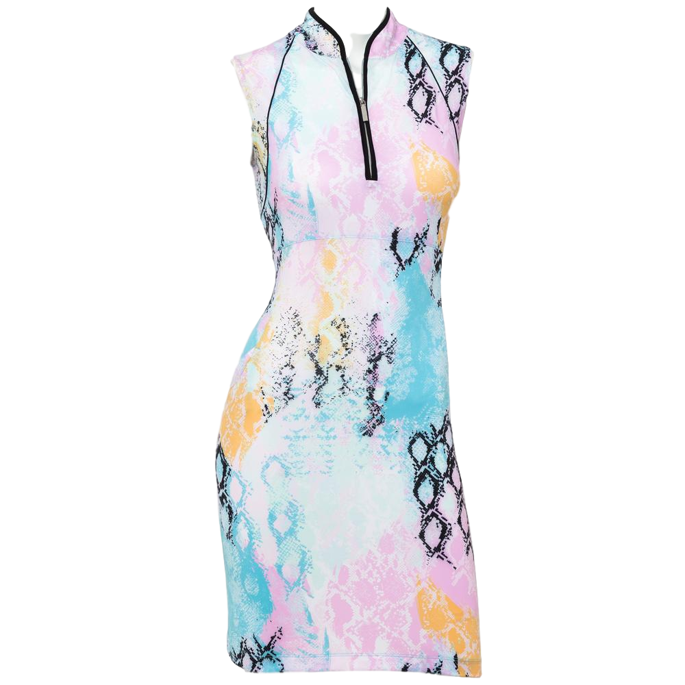 EP NY Patchwork Snakeskin Print Dress - SPF 50