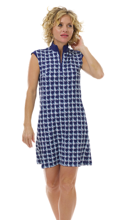 Sansoleil  Sleeveless Dress - KINGSTON NAVY