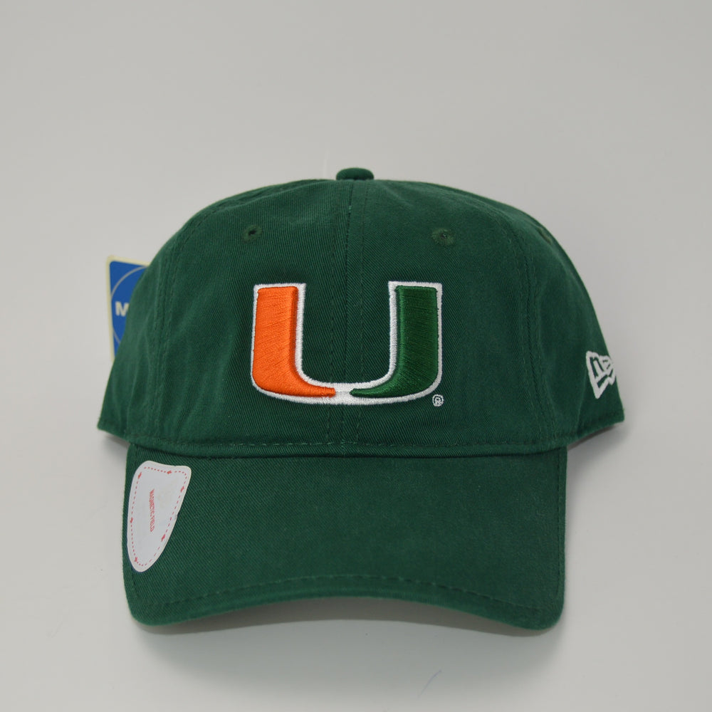 University of Miami Hurricanes New Era Adjustable Golf Hat with Ball Marker