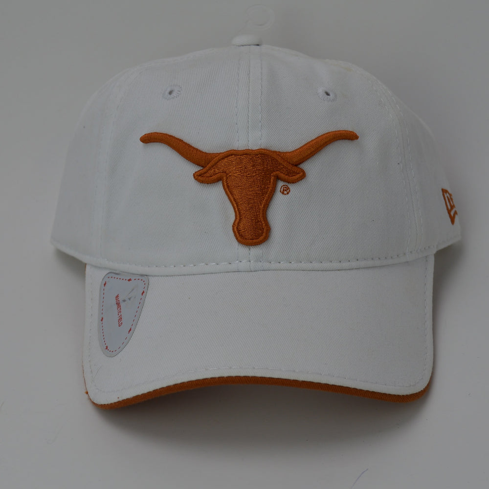 Texas Longhorns New Era Adjustable Golf Hat - White