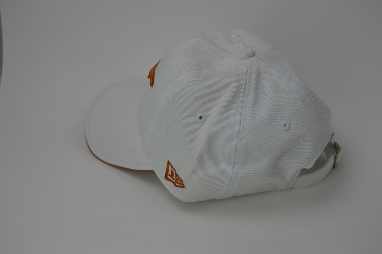 Texas Longhorns New Era Adjustable Golf Hat - White