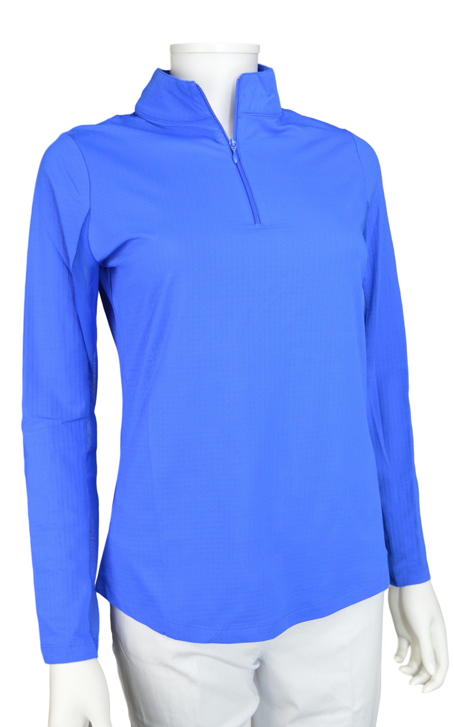 Ibkul Icifil SPF 50 Long Sleeve Sun Shirt: Blue Mock