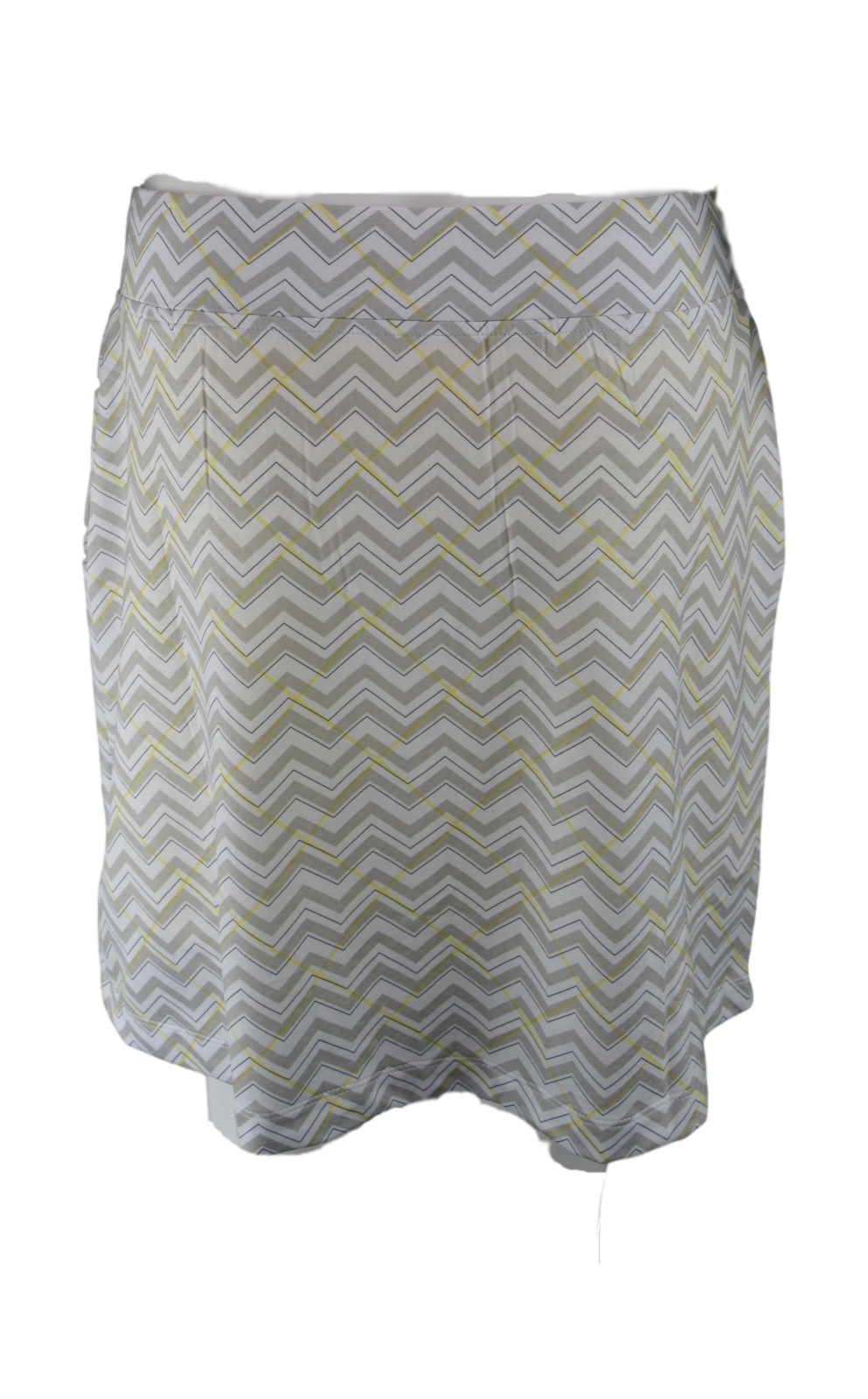 Bette & Court Control Pull On Cool Elements Chevron Print 18" Skort