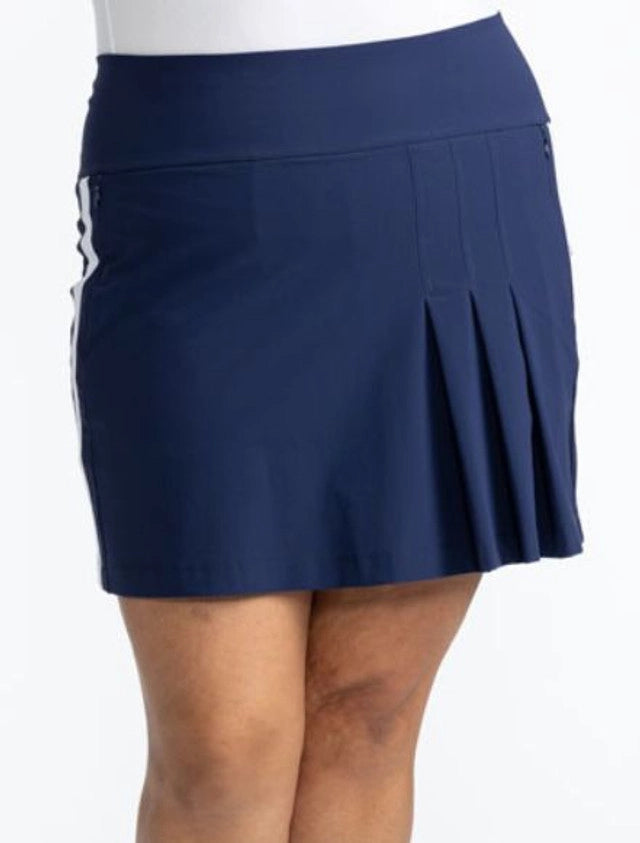 KINONA Party Pleat Golf Skort - Navy Blue