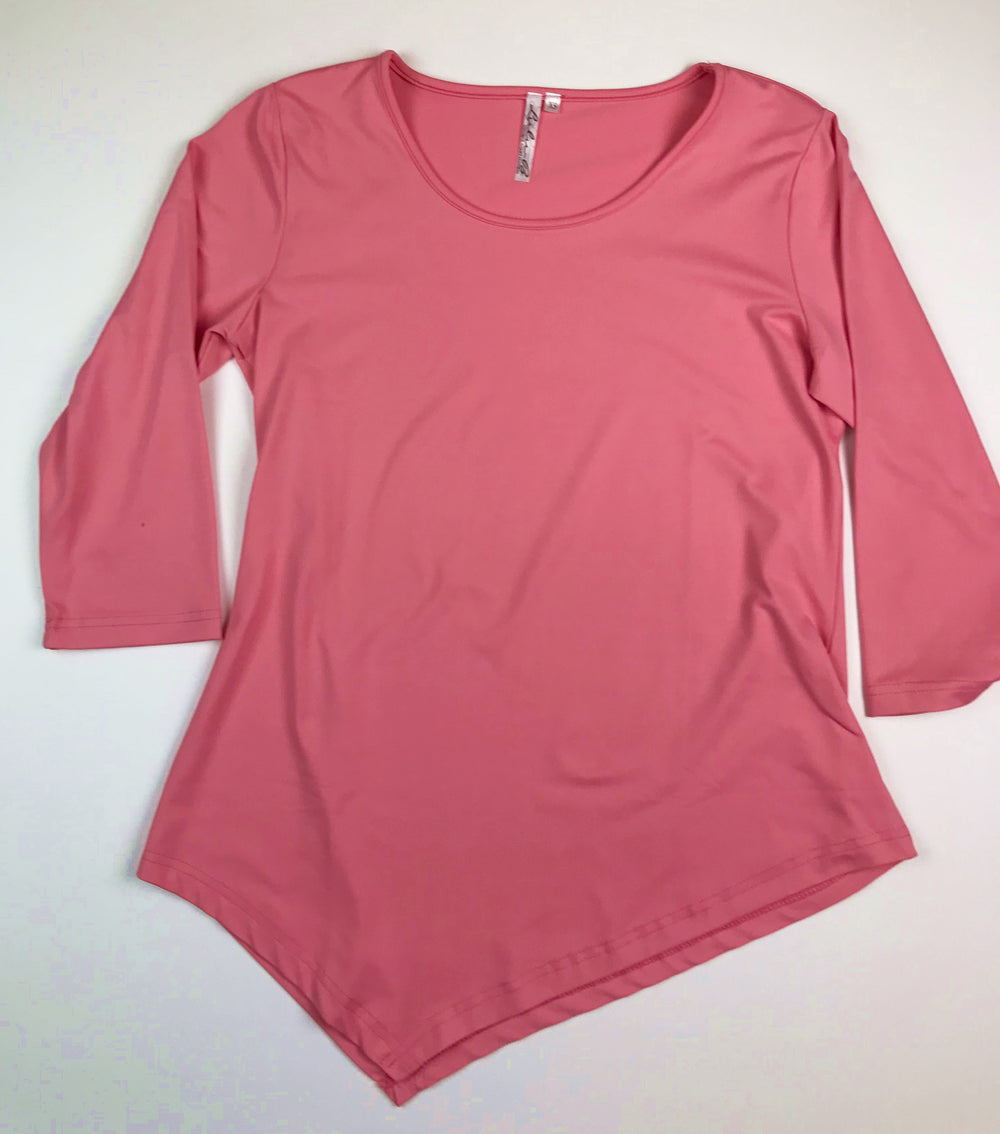 Lulu B Long Sleeve Top Coral | SPF 50