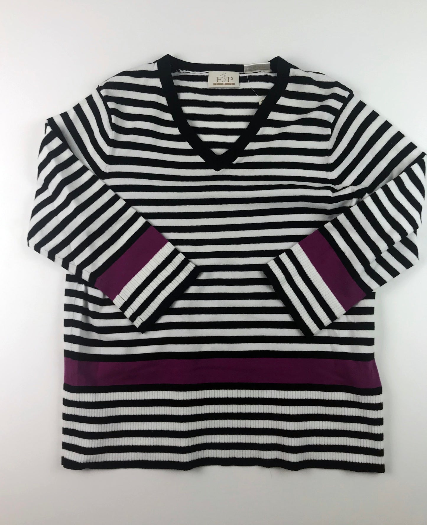 EP Pro Essentials Sweater  Striped Black