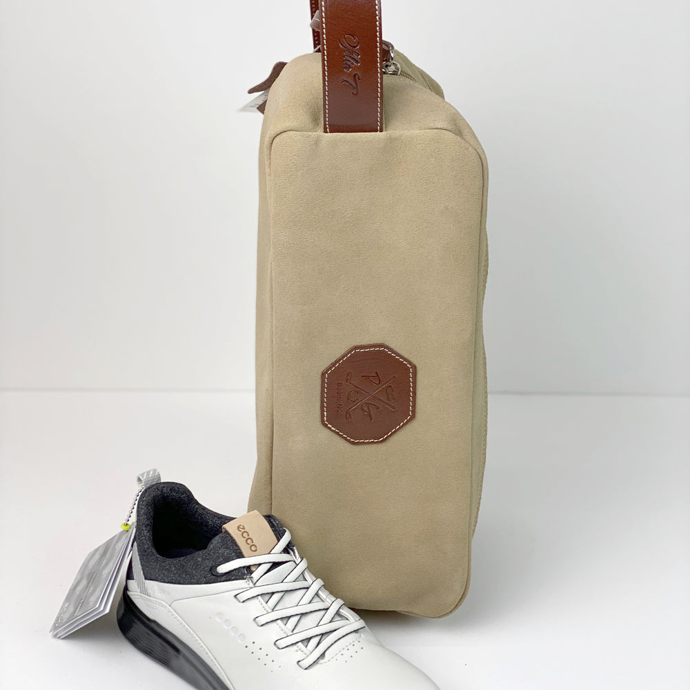 
                      
                        Barcelona Suede Shoe Bag - Peanuts and Golf in Black
                      
                    