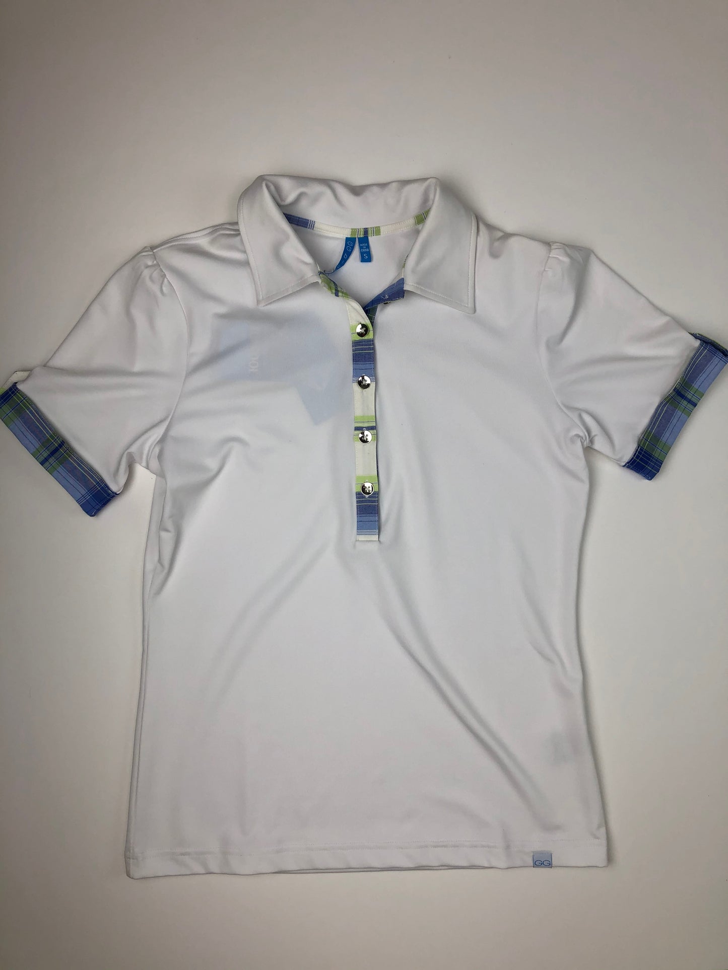 GG Blue Alicia Short Sleeve Golf Polo