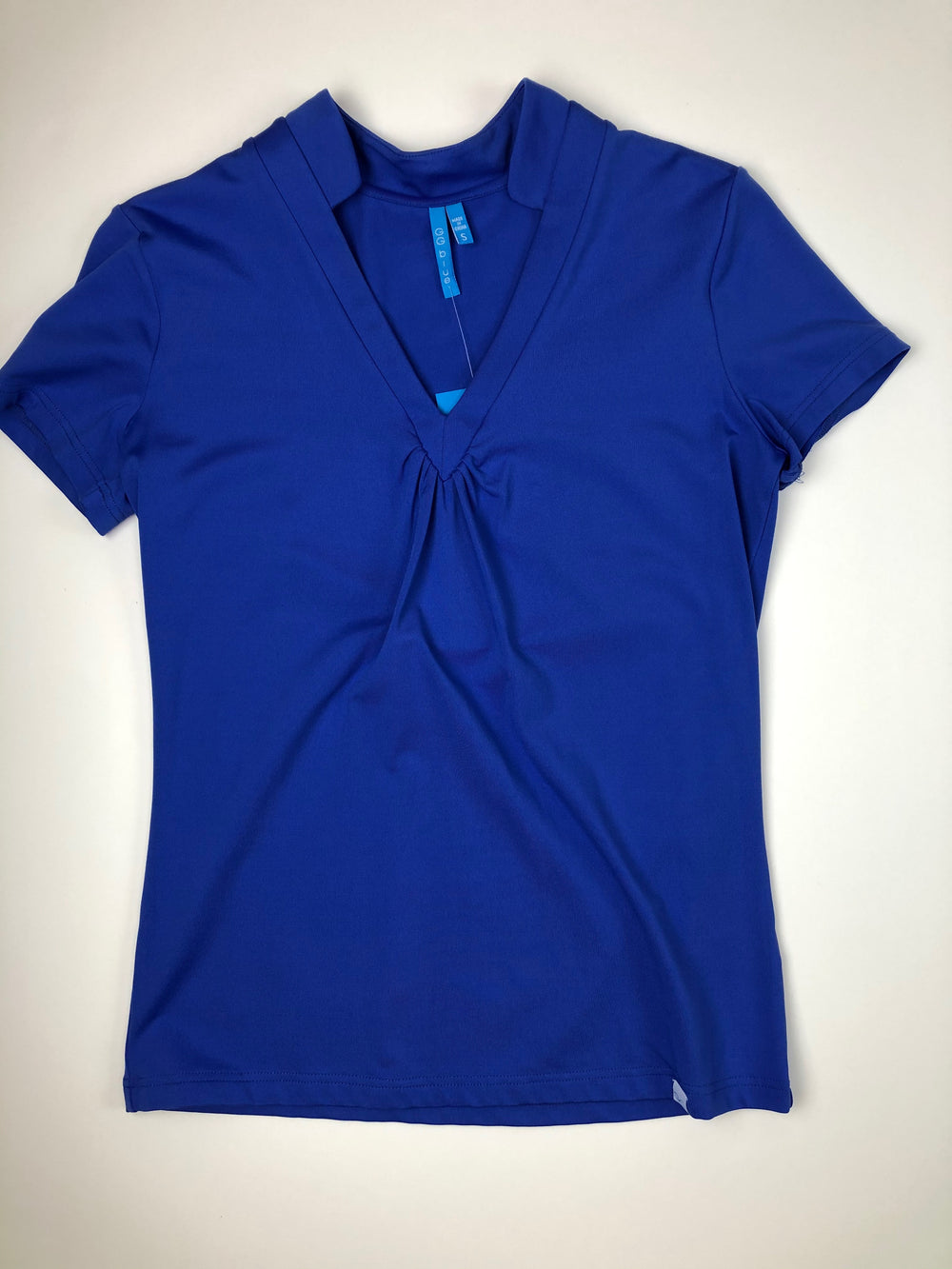 GG Blue Shanette Short Sleeve Golf Tee Royal