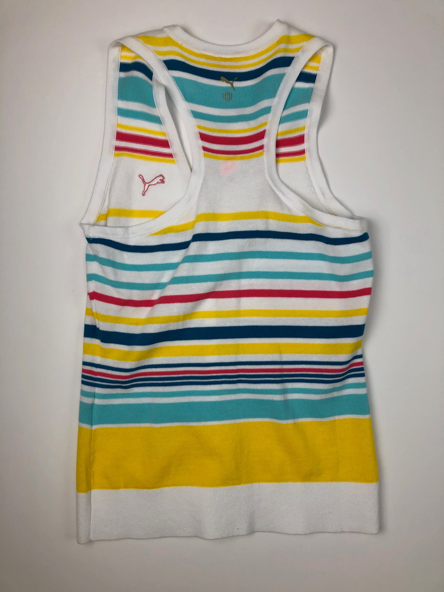 Puma Sleeveless Golf Striped Sweater Vest