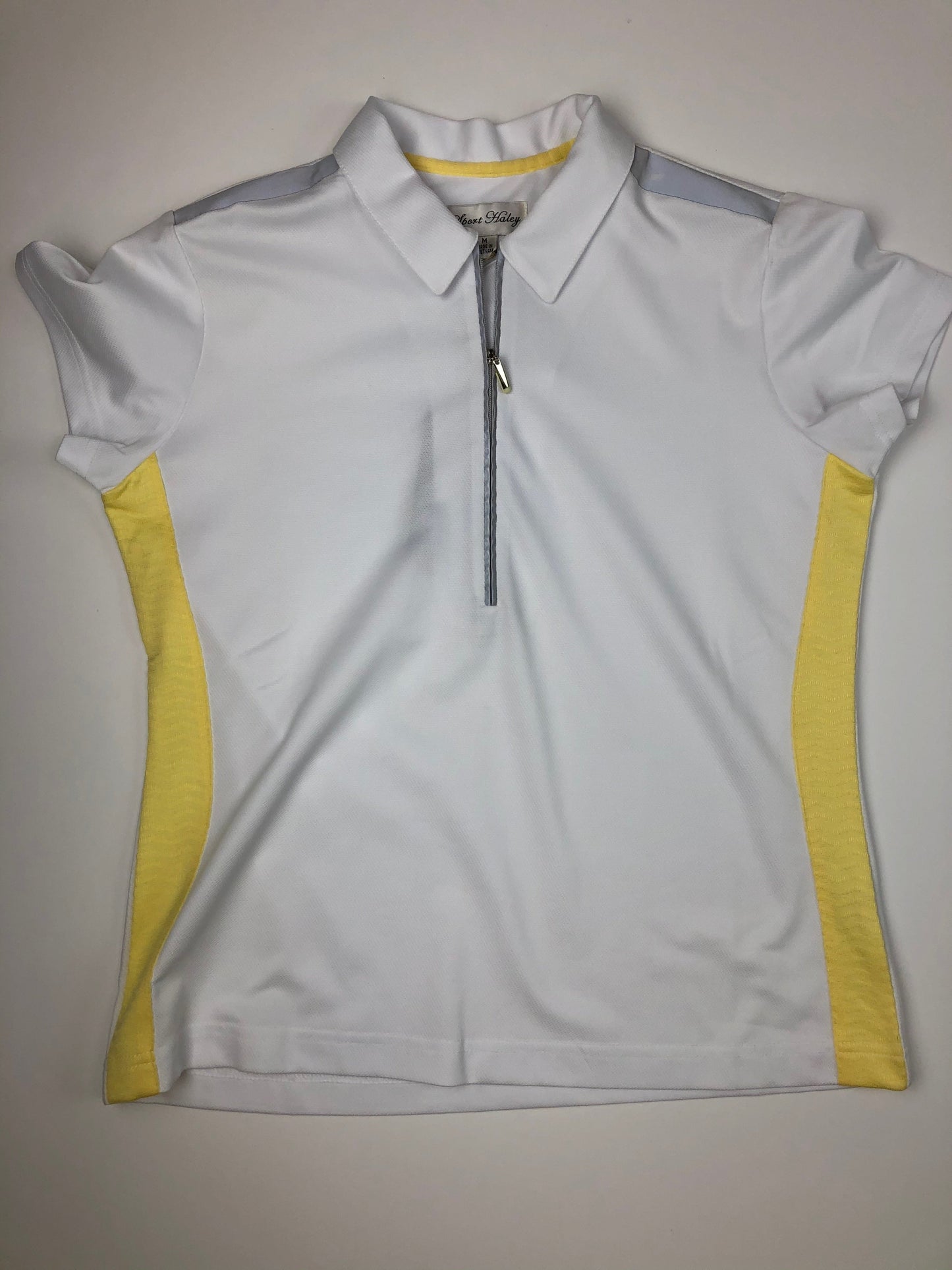 Sport Haley Short Sleeve Polo with Yellow