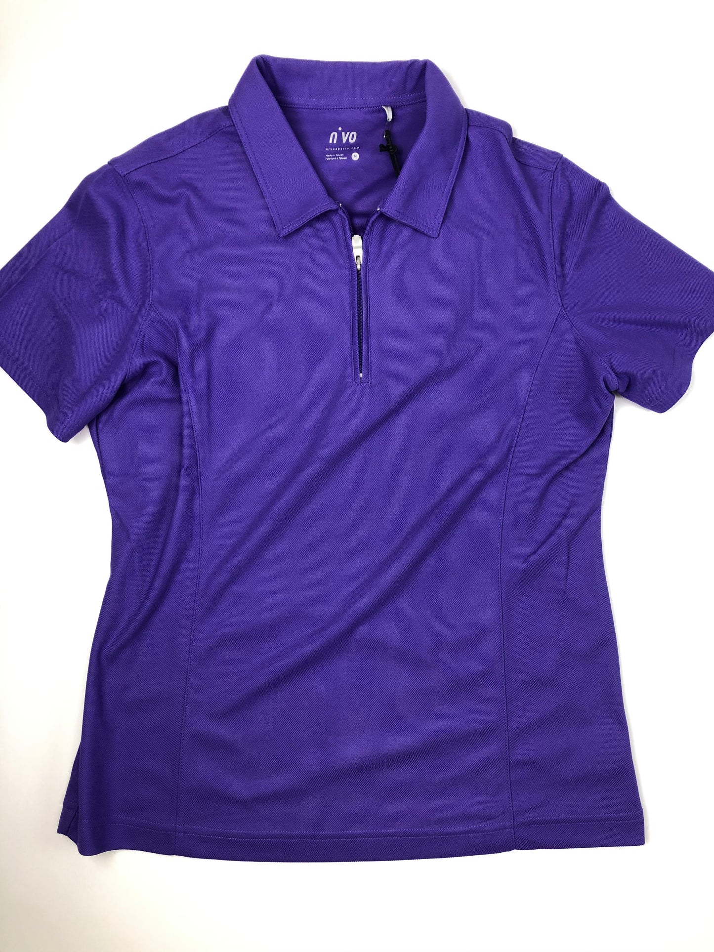 Nivo Short Sleeve Sleeve Purple Polo