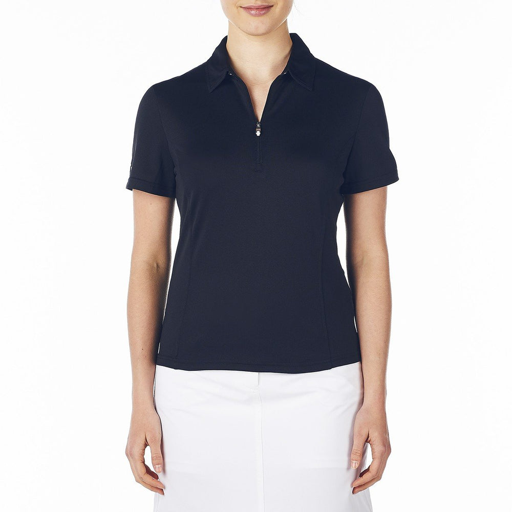 Nivo Natasha Short Sleeve Polo - Navy - SPF 40