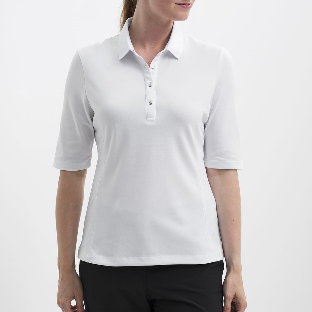 Nivo Nina Polo Elbow Sleeve - White - SPF 50