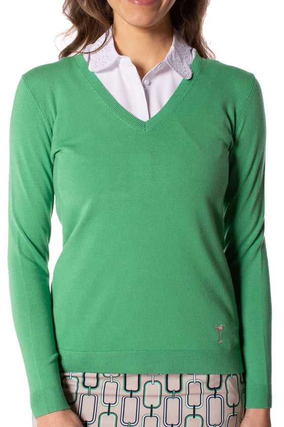 Golftini Stretch V-Neck Sweater
