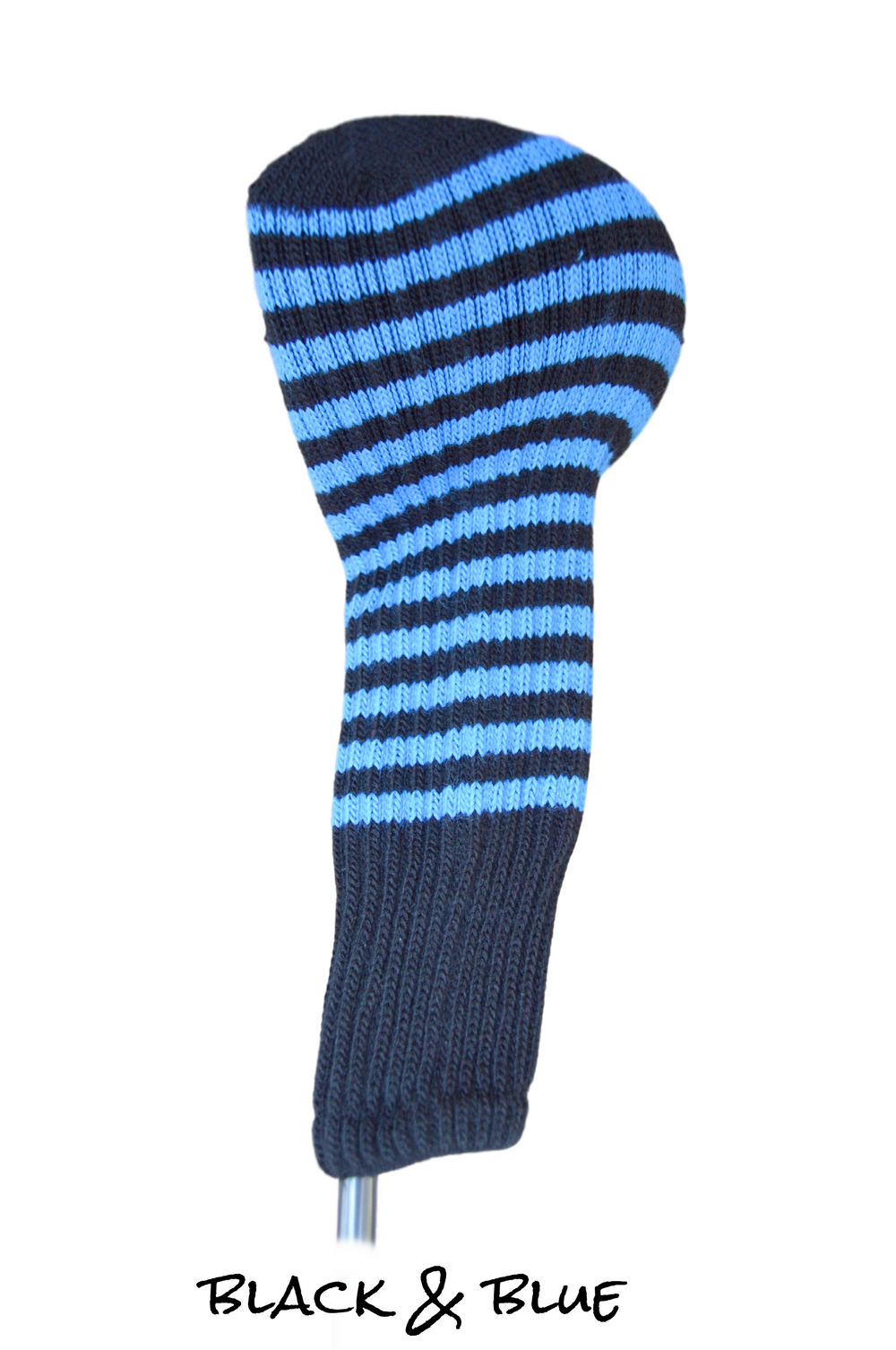 Black and Blue Club Sock Golf Headcover