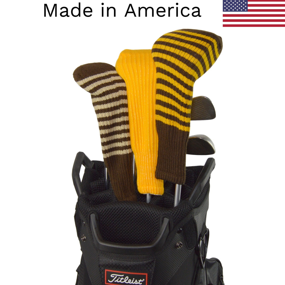 Brown Club Sock Golf Headcovers