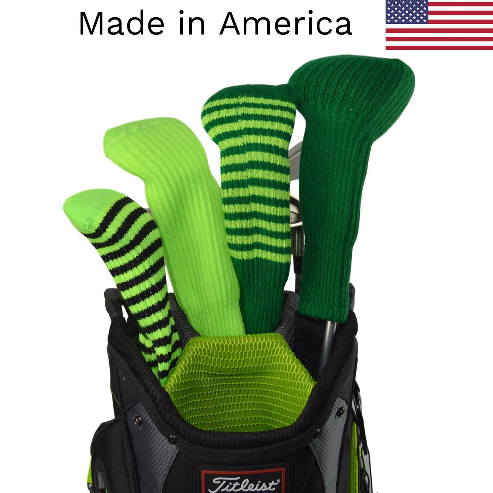 Green Club Sock Golf Headcovers