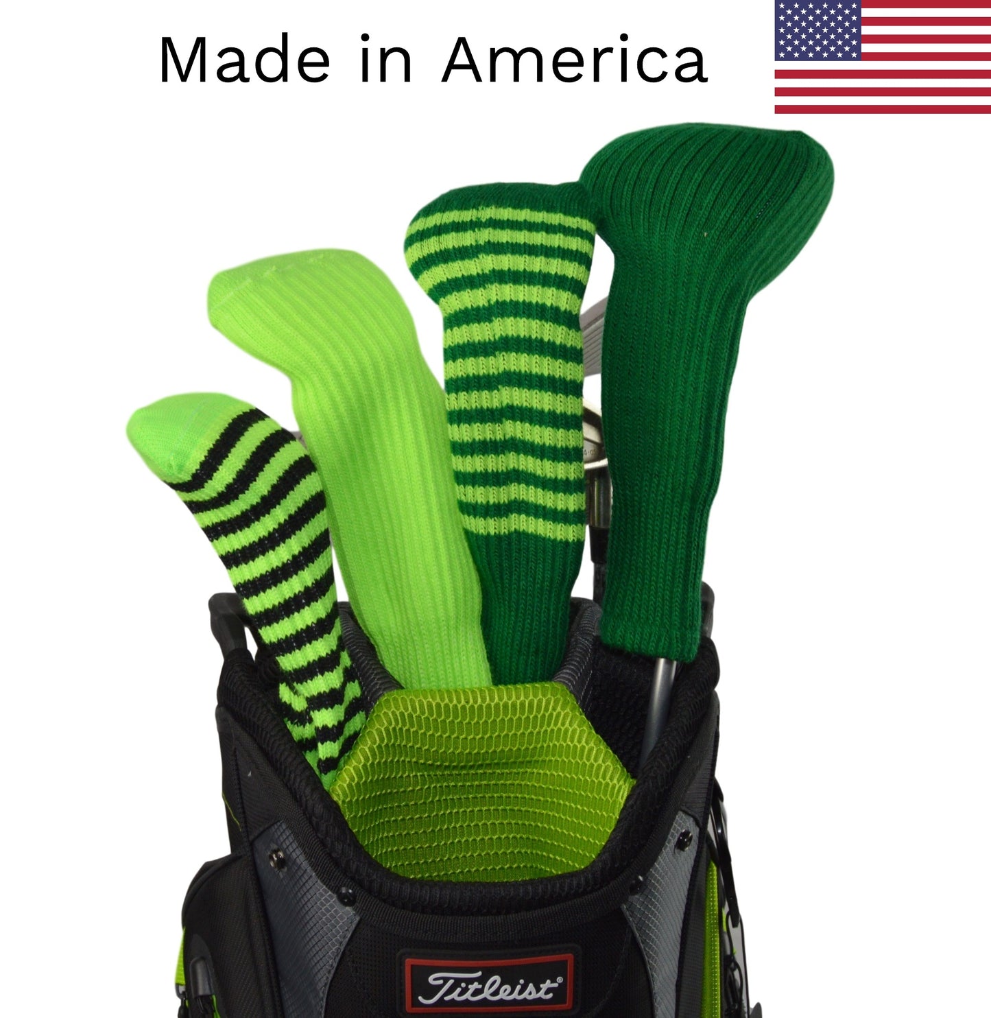 Green Club Sock Golf Headcovers
