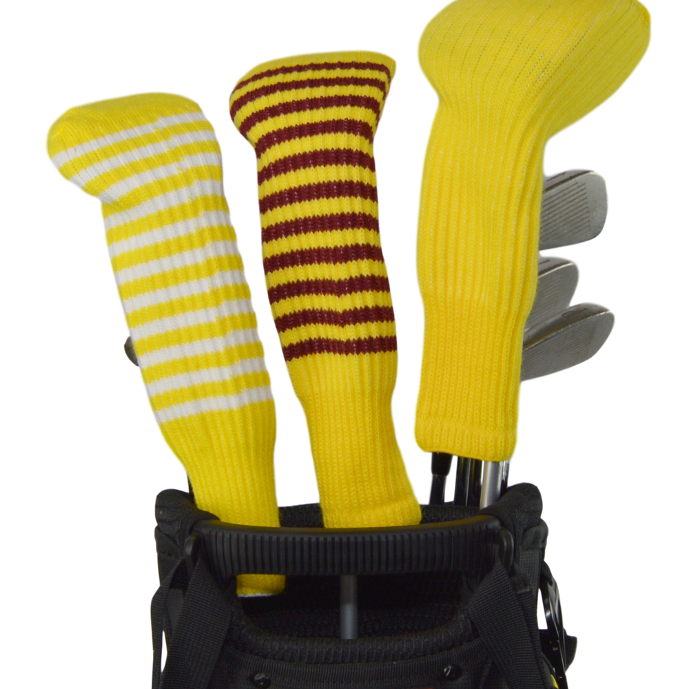 
                      
                        Yellow and Blue Club Sock Golf Headcover
                      
                    
